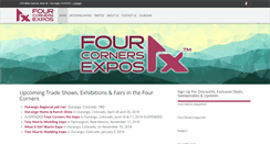 Desktop Screenshot of fourcornersexpos.com